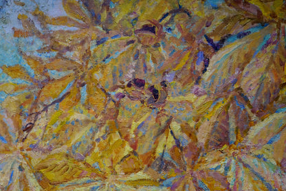 Oil painting depicting "Chestnuts" by Maria Anatolyevna Titarenko