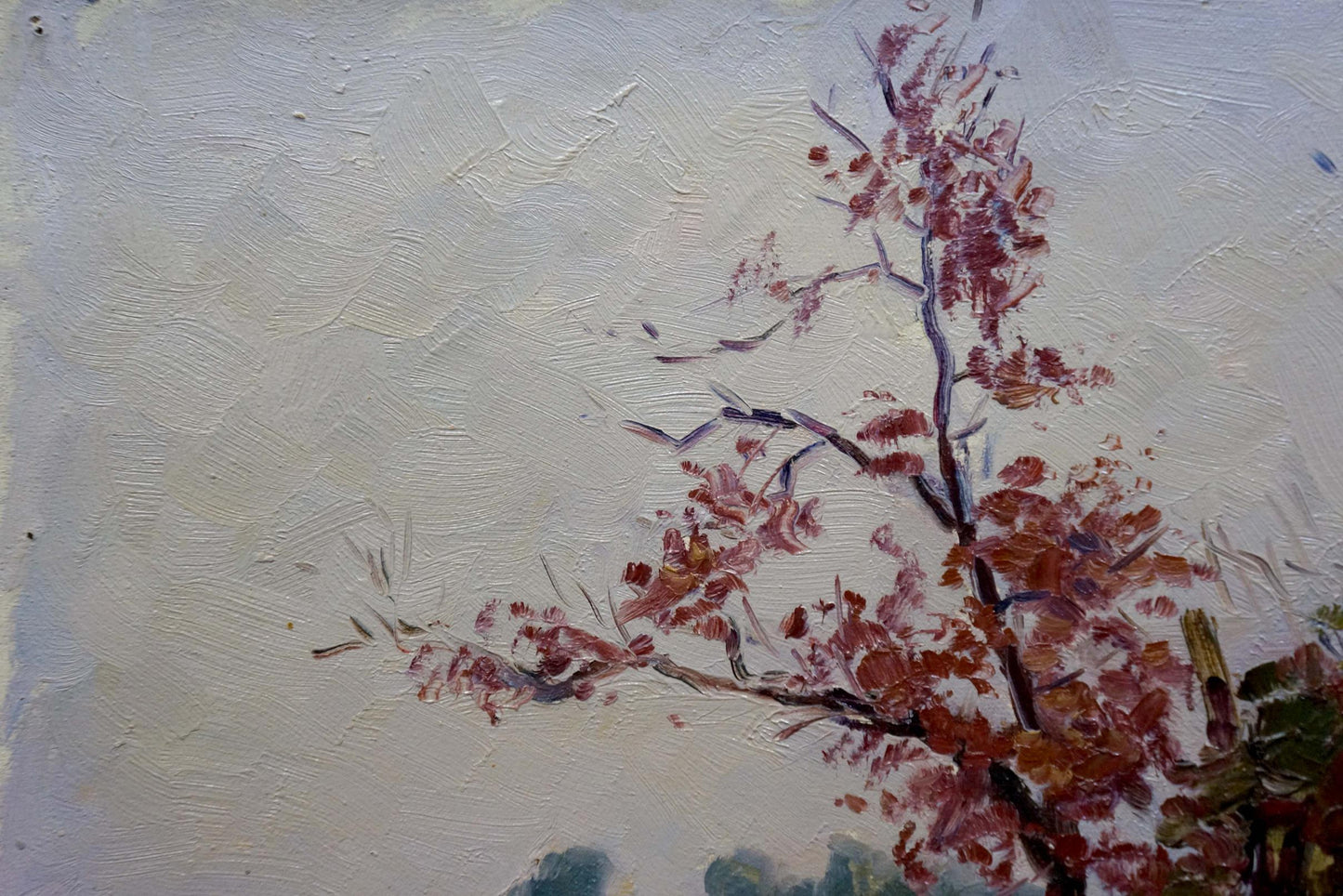 Oil painting Autumn landscape Mordovets Andrey Nikitich