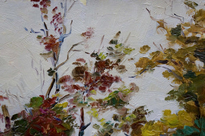 Oil painting Autumn landscape Mordovets Andrey Nikitich