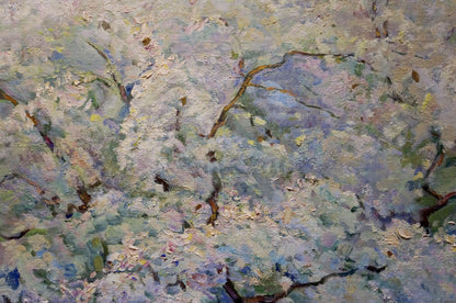 Oil painting Blooming tree Tytarenko Odarka Anatoliivna