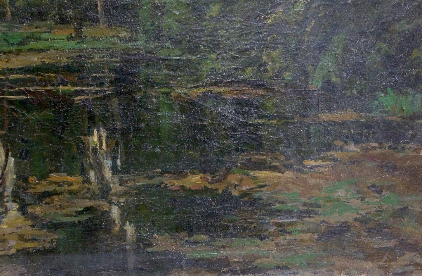 Oil painting Swamp