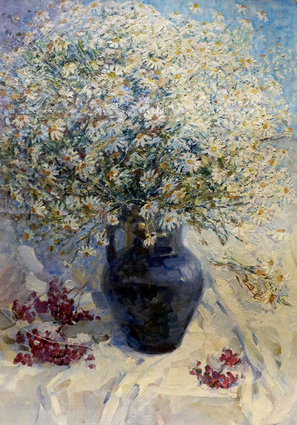 Oil painting Autumn bouquet Titarenko Maria Anatolyevna