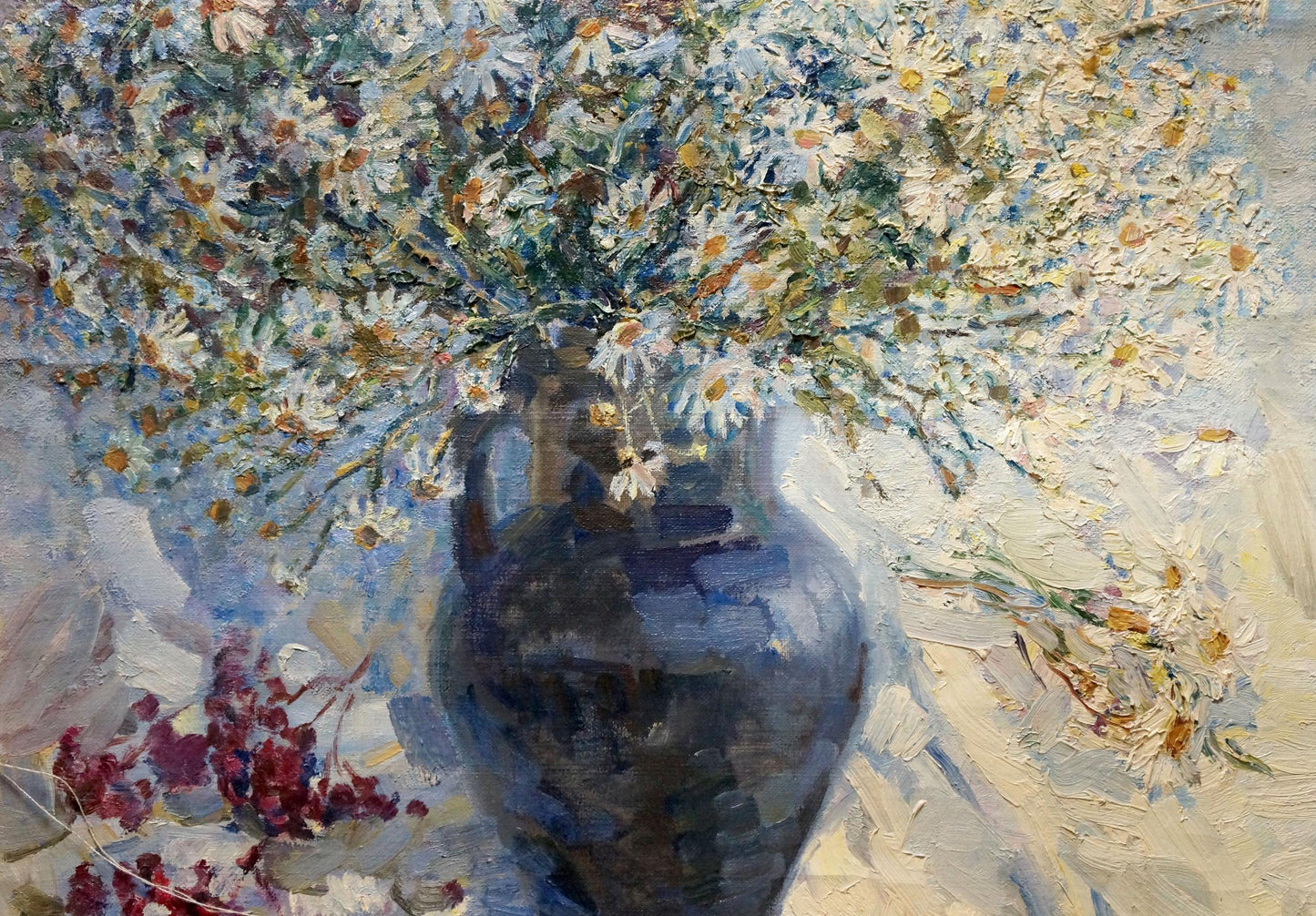 Oil painting Autumn bouquet Titarenko Maria Anatolyevna