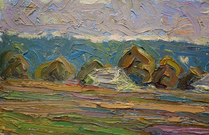 Oil painting Field landscape Dupliy Sergey Alexandrovich