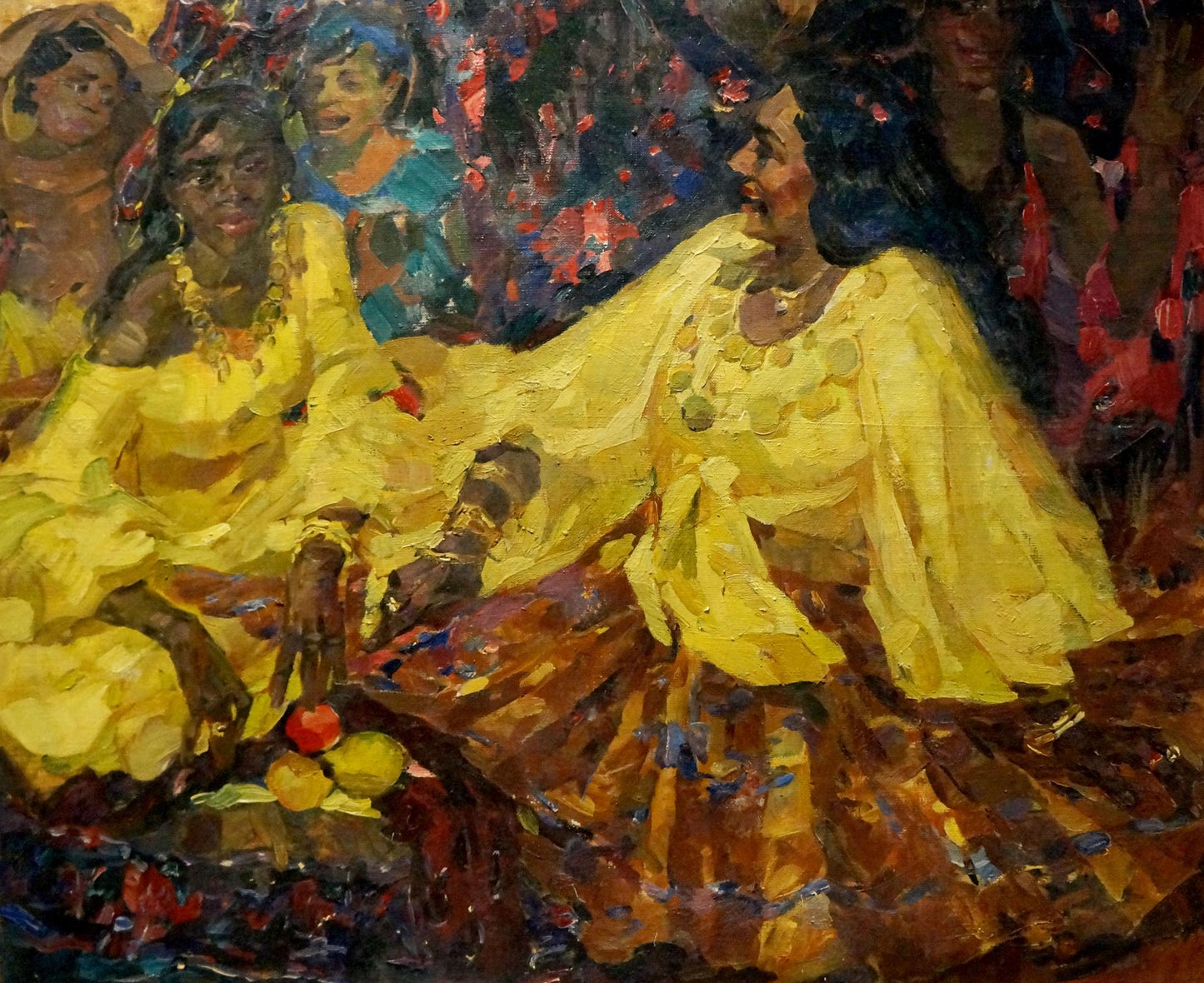 Oil painting Gypsy girls Maria Titarenko