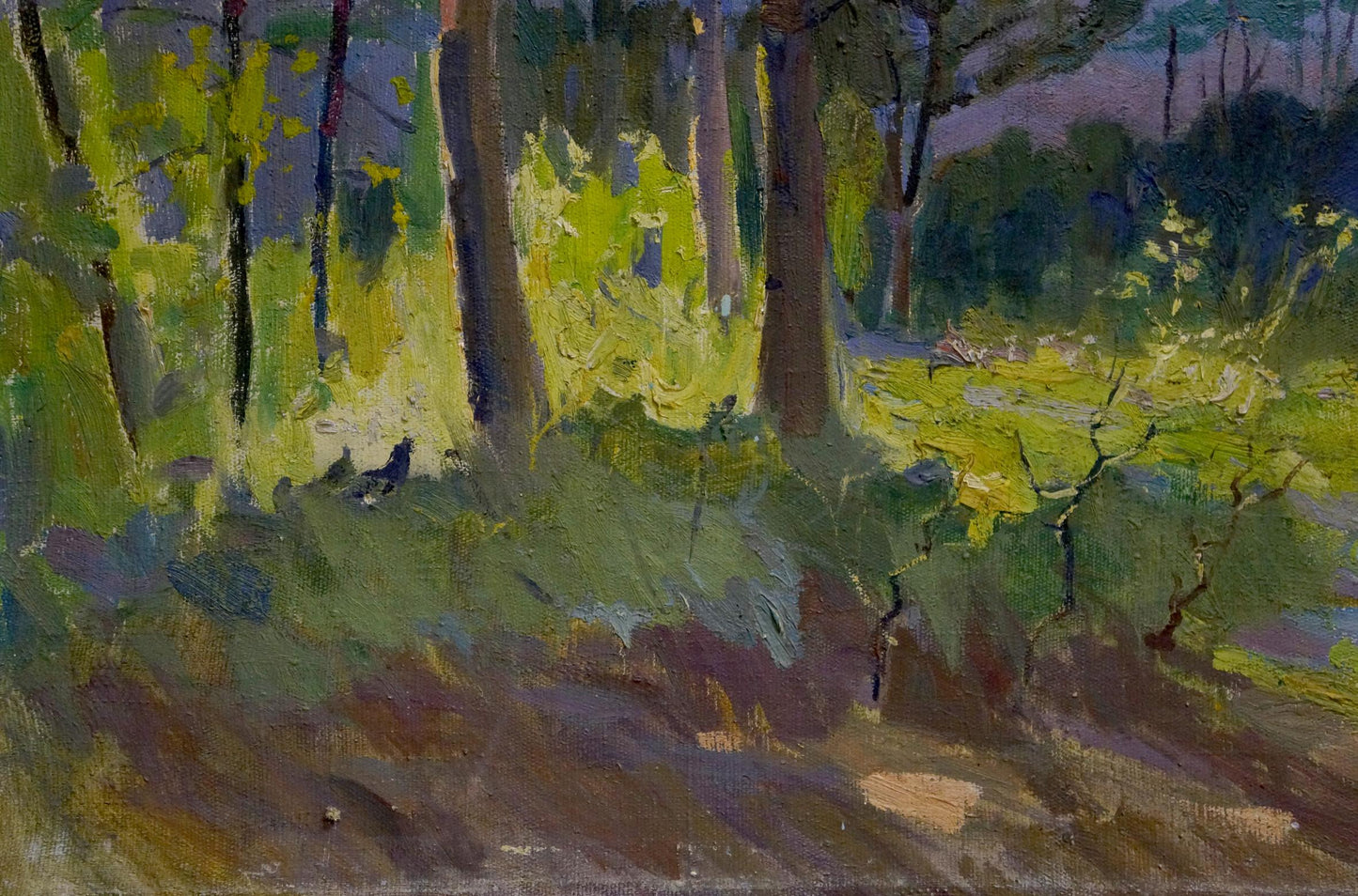 Oil painting Forest V. Molodtsov