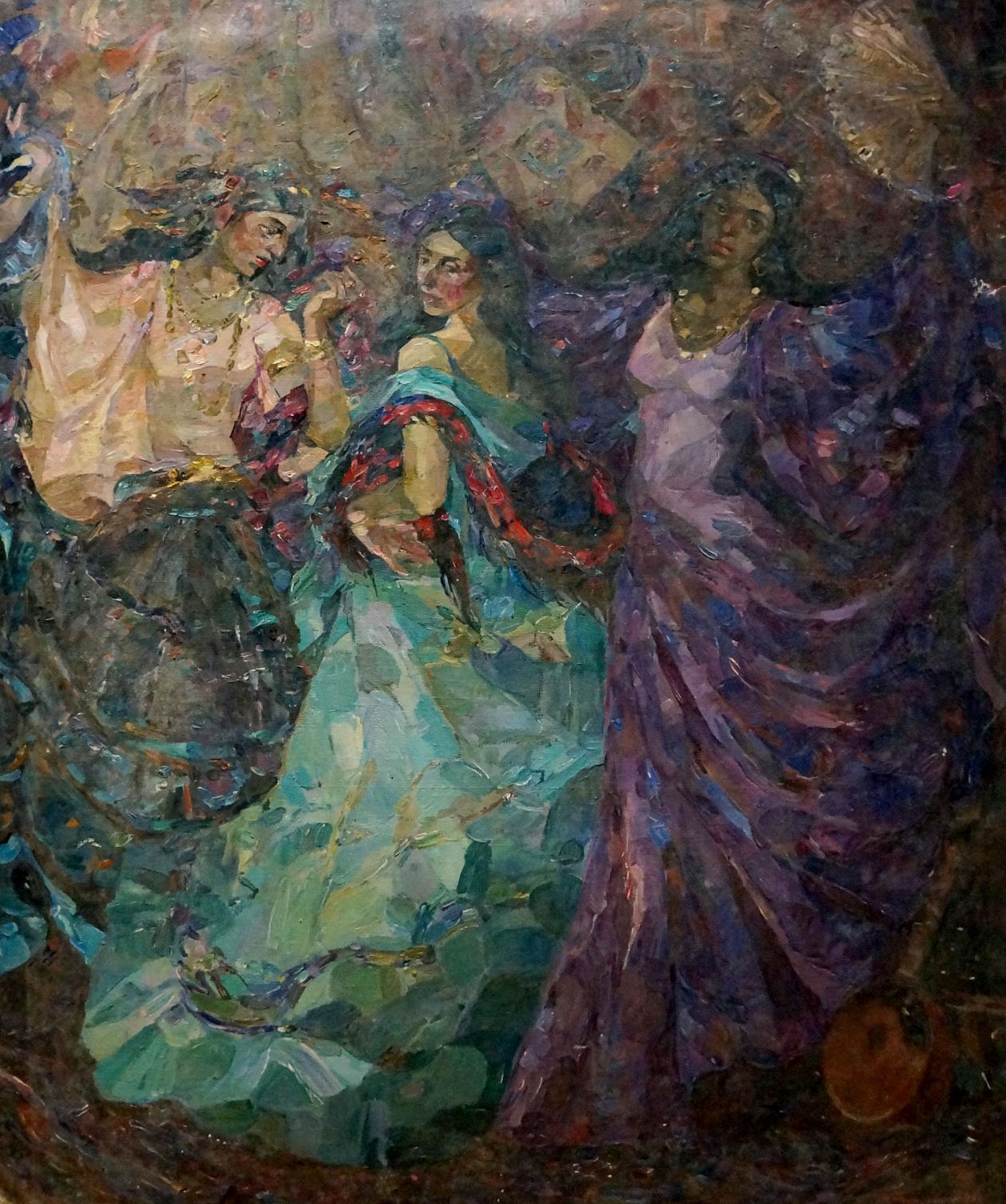 Oil painting Holiday Titarenko Maria Anatolyevna