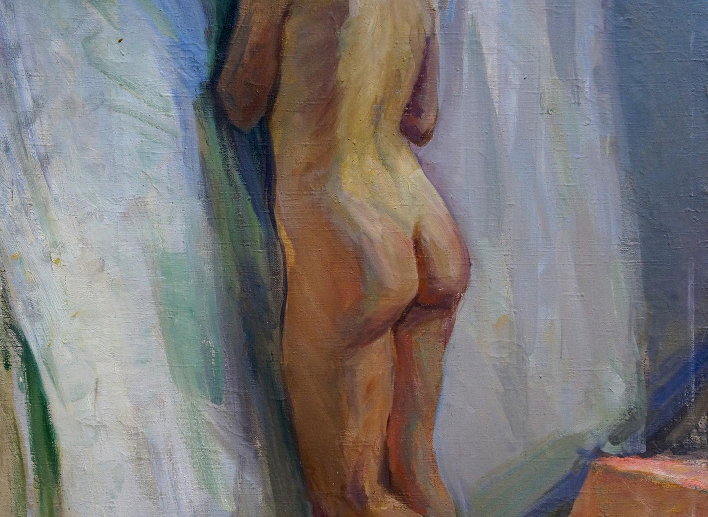 Oil painting Naked portrait of a girl Pavlyuk Victor Illarionovich