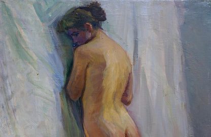 Oil painting Naked portrait of a girl Pavlyuk Victor Illarionovich