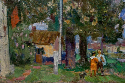 Oil painting After the fair Petro Dorofiyovych Slota