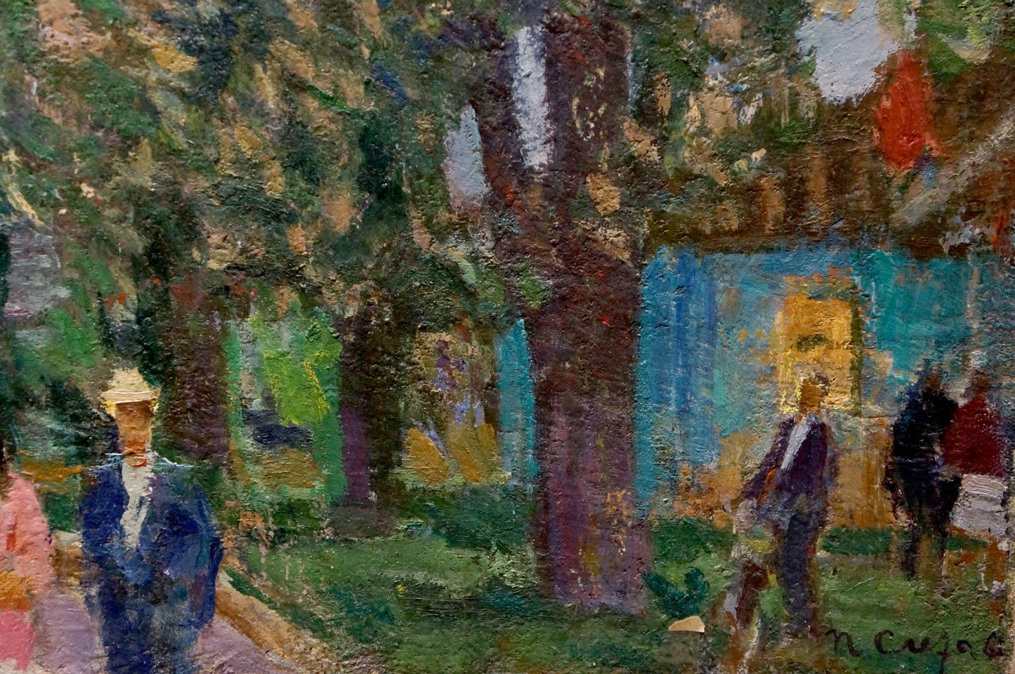 Oil painting After the fair Petro Dorofiyovych Slota