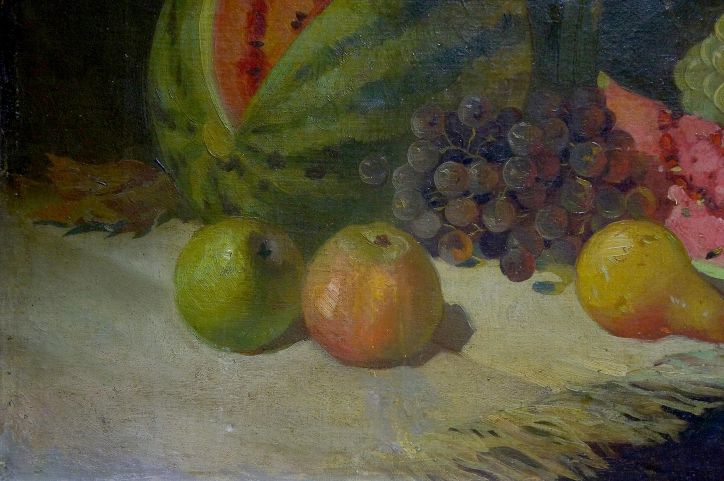 Oil painting Sweet still life