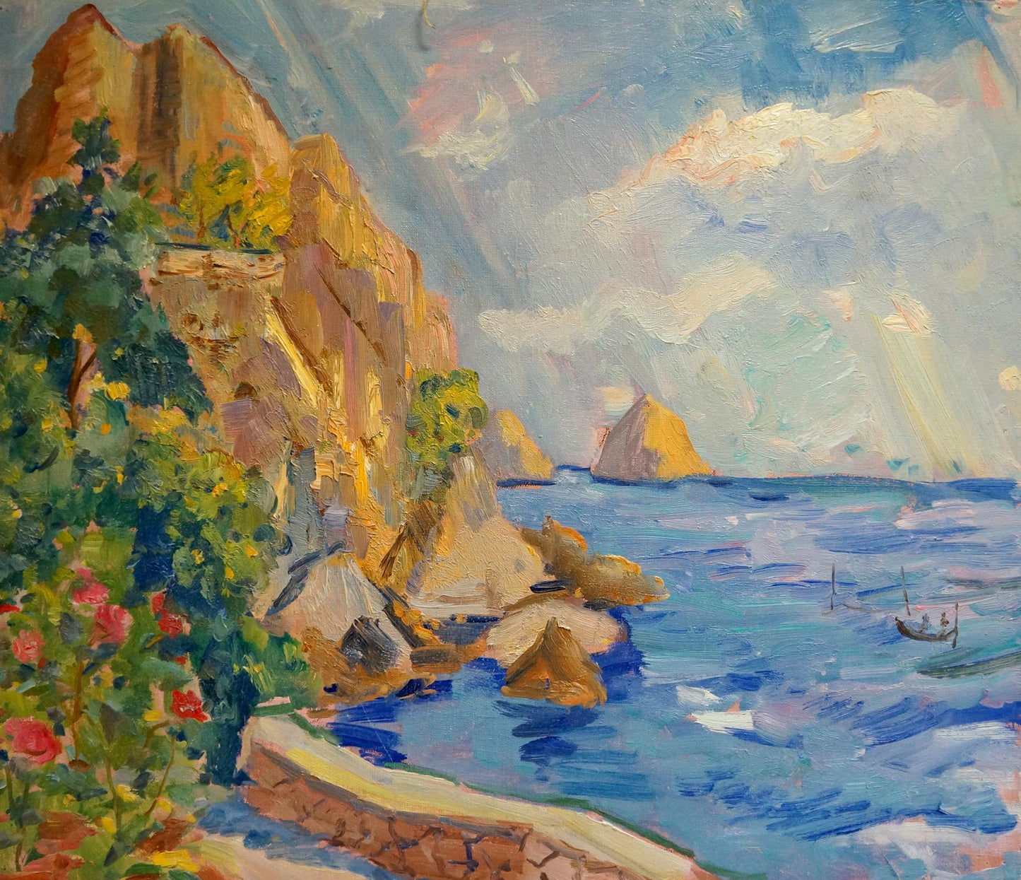 Oil painting Sunny beach Zakharyan Gurgen Harutyunovich