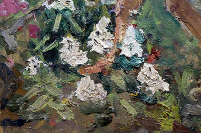Oil painting Flower care Yagodin Vyacheslav Vladimirovich