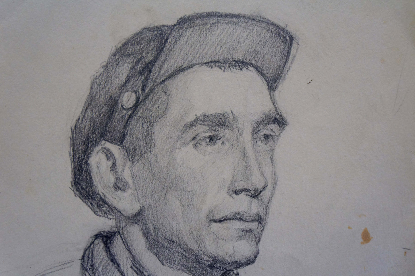 Pencil painting Portrait of a man Tsvetkova V. P.