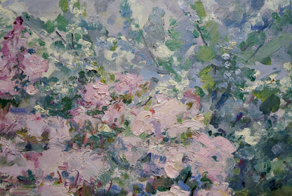 Oil painting Lilac blooms Artym Olga Markovna