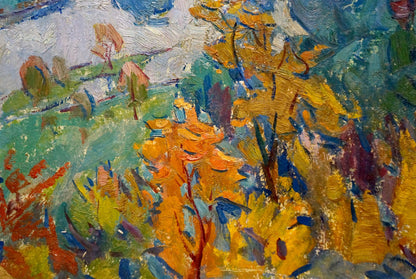 Oil painting Golden autumn Chegodar Vasily Dmitrievich