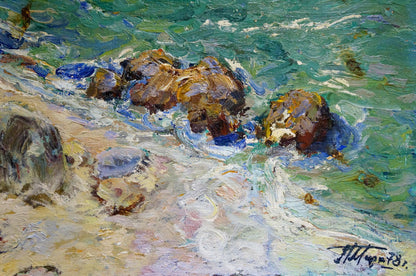 Oil painting Coast Miroshnichenko Pavel Petrovich