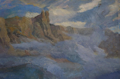 Oil painting Fog appeared Golembievskaya Tatyana Nikolaevna