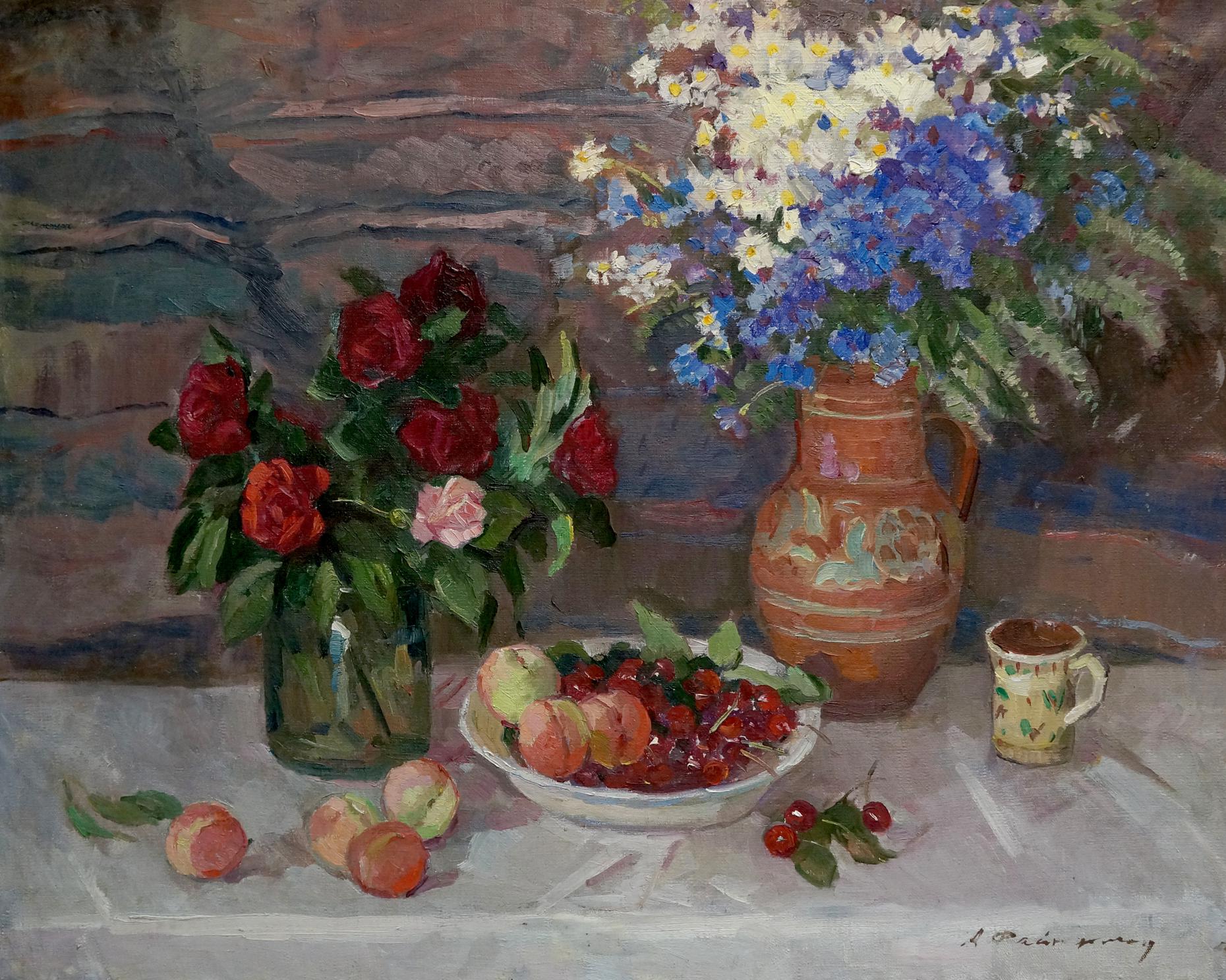 Oil painting Still life Faynerman Anna Lvovna