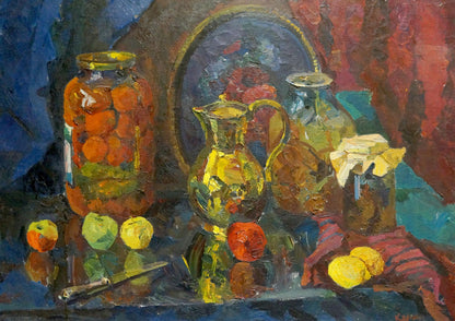 Oil painting Still life Kerzhner Efim Aleksandrovic