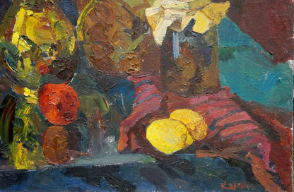 Oil painting Still life Kerzhner Efim Aleksandrovic