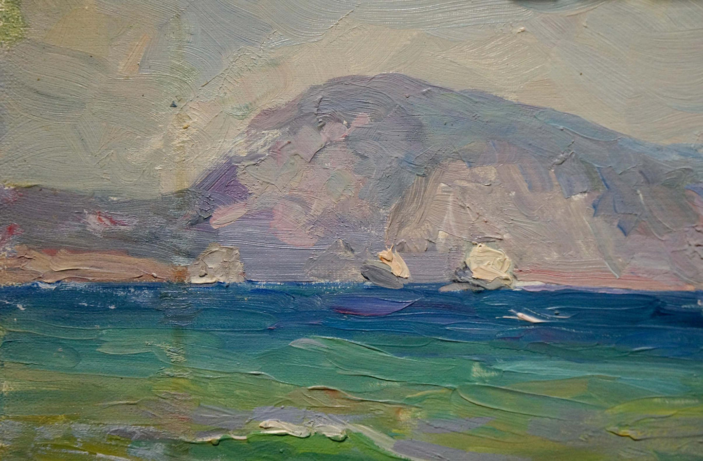 Oil painting Seascape Kolomoitsev Petr Mikhailovich