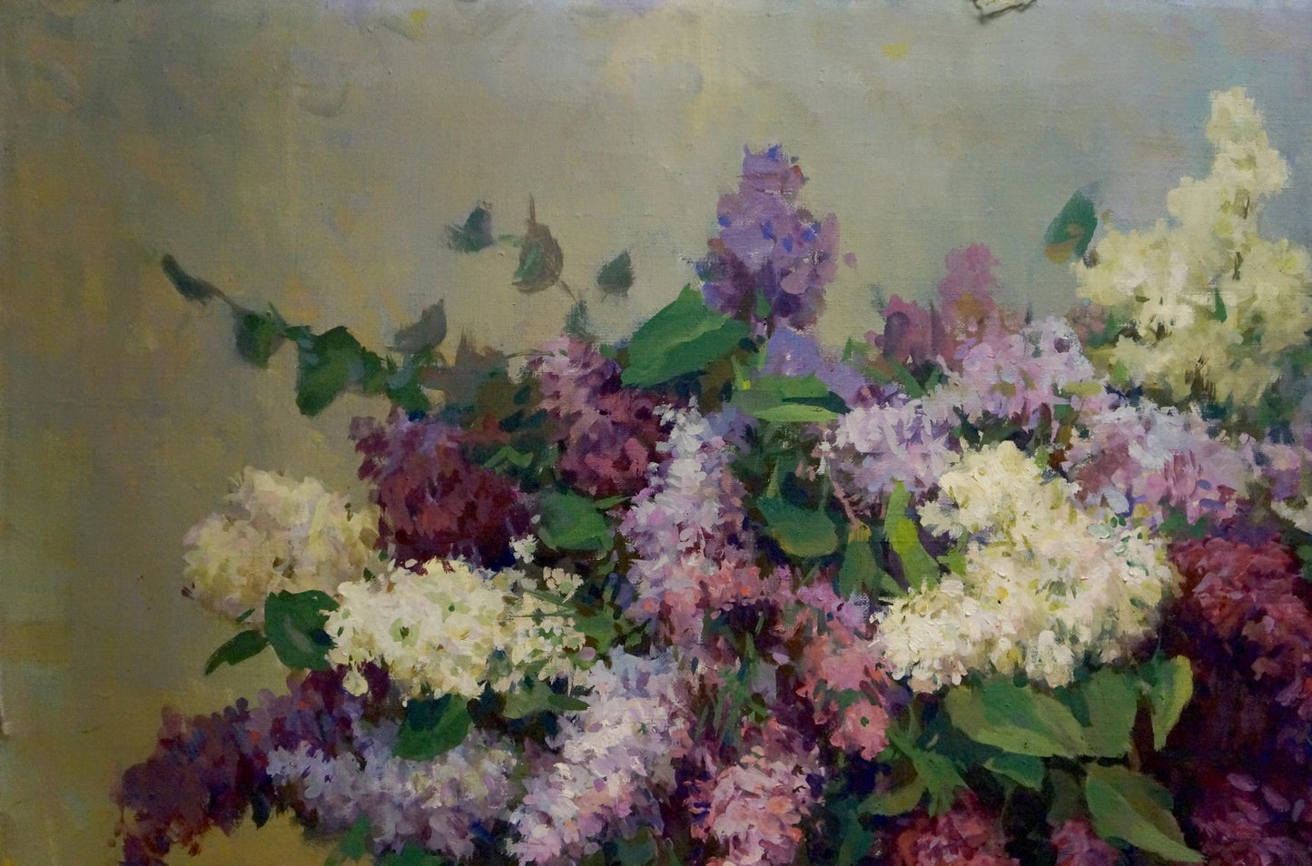 Oil painting Lilac Safonov Sergey Dmitrievich