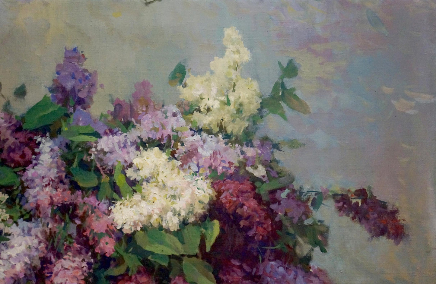 Oil painting Lilac Safonov Sergey Dmitrievich