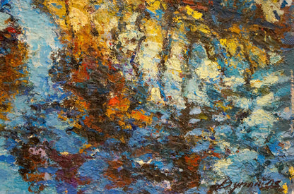Oil painting Mirror landscape Dupliy Sergey Alexandrovich