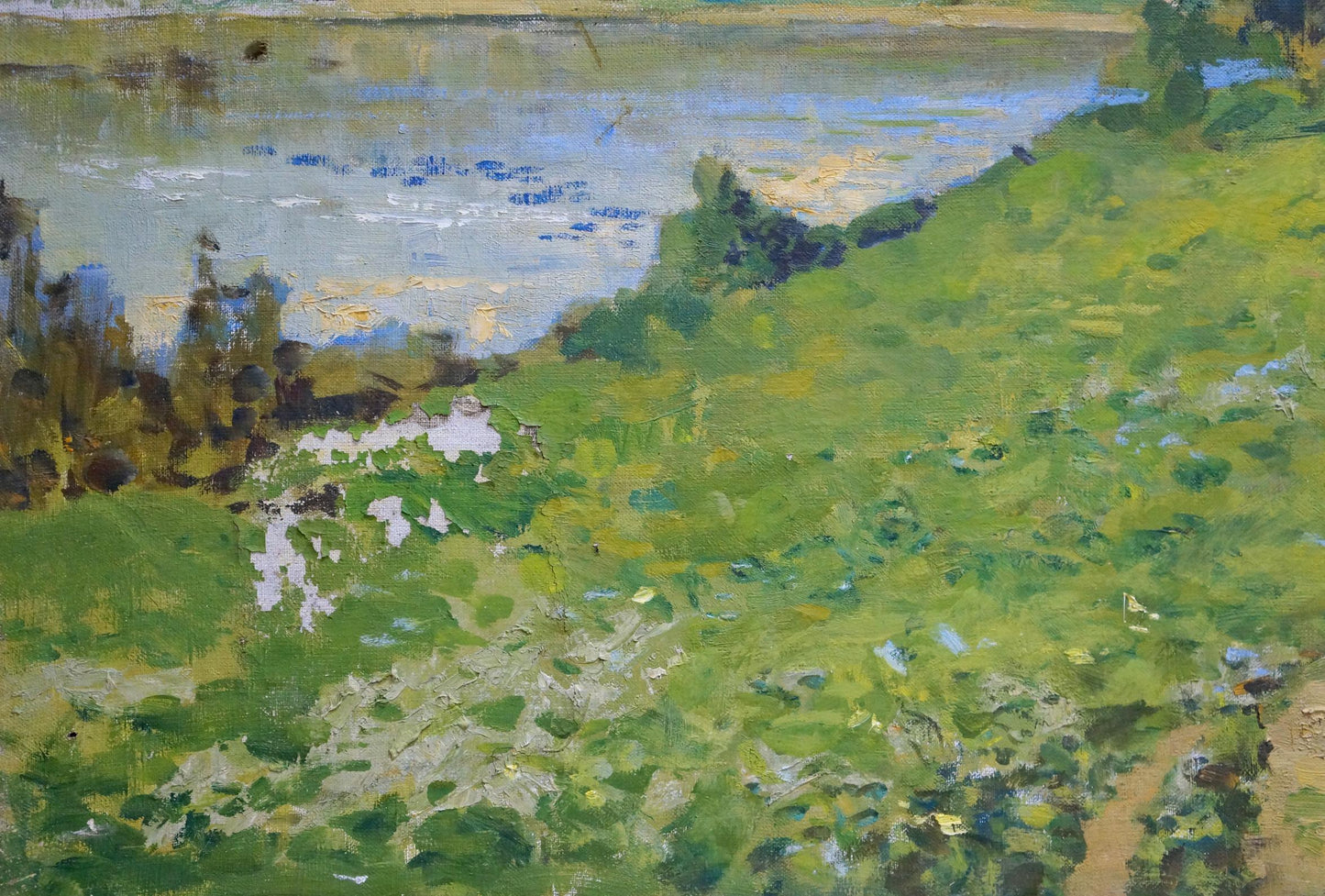 Oil painting Summer landscape Turovetsky Leonid Markovich