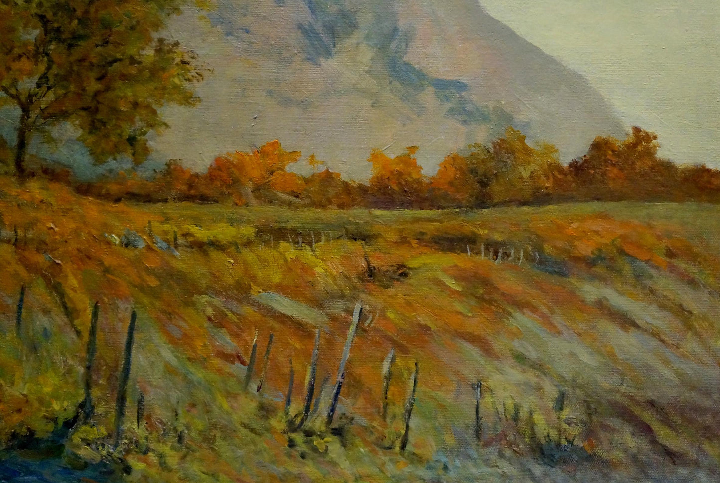 OIl painting Mountain landscape Ferber A.