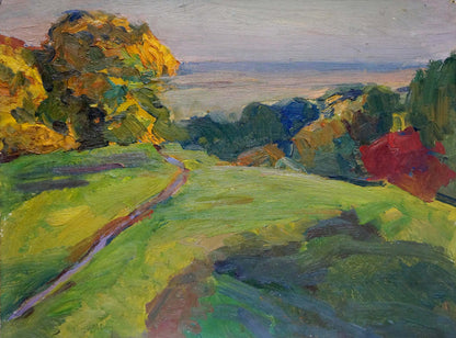 Oil painting Landscape Gantman Moses Faybovich