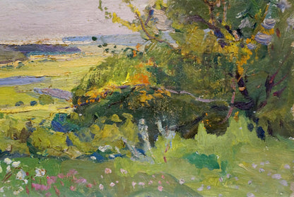 Oil painting Natural landscape Gantman Moses Faybovich