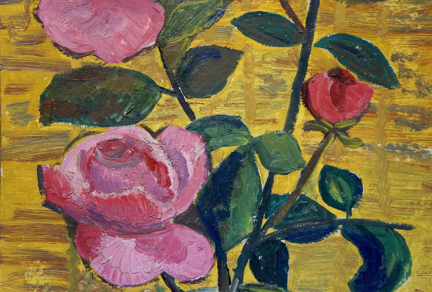 Oil painting Roses Lesʹ