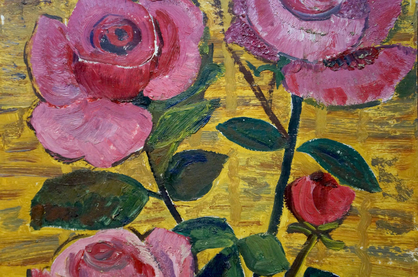 Oil painting Roses Lesʹ