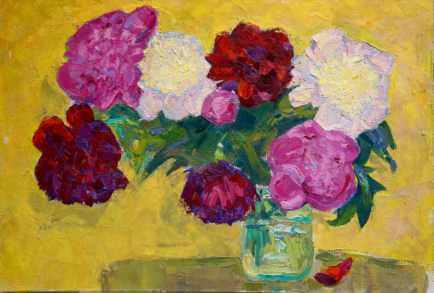 Oil painting Flowers in a vase Vandalovsky Sergey Viktorovich