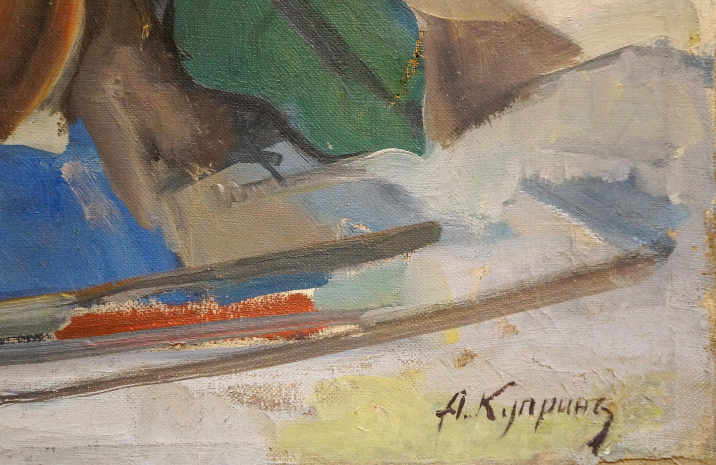 A. V. Kuprin's portrayal of a still life in oil