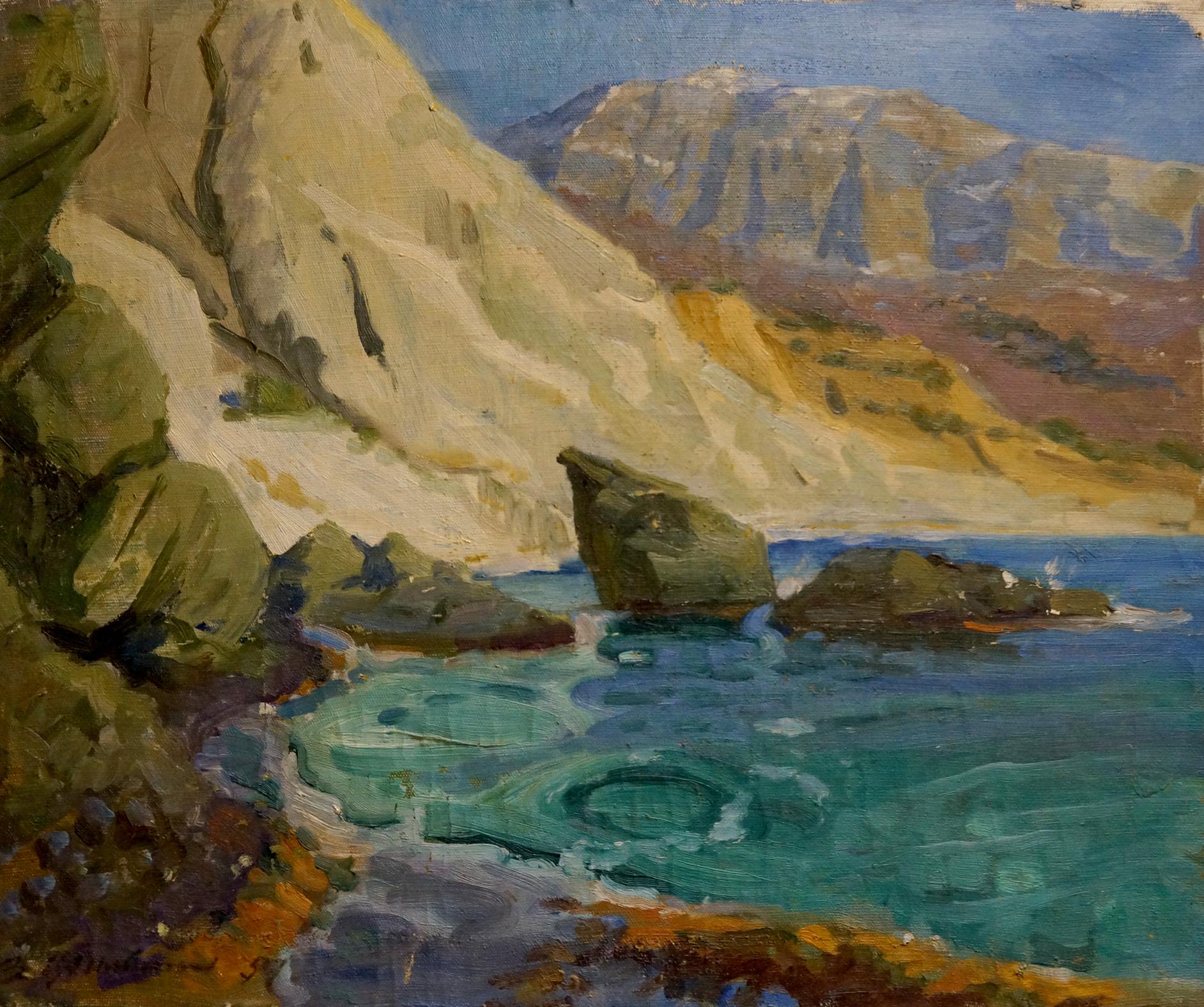 Oil painting Coast Filippov Zinovy Ivanovich