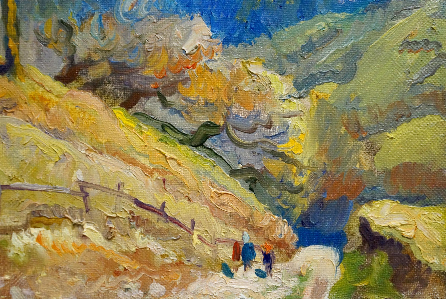 Oil painting House in the mountain range Mynka Alexander Fedorovich