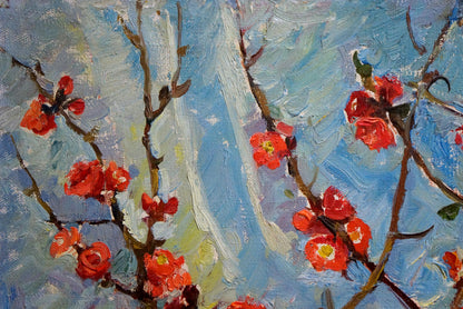 Oil painting Autumn flowers Ostanniy Galina Afanasevna