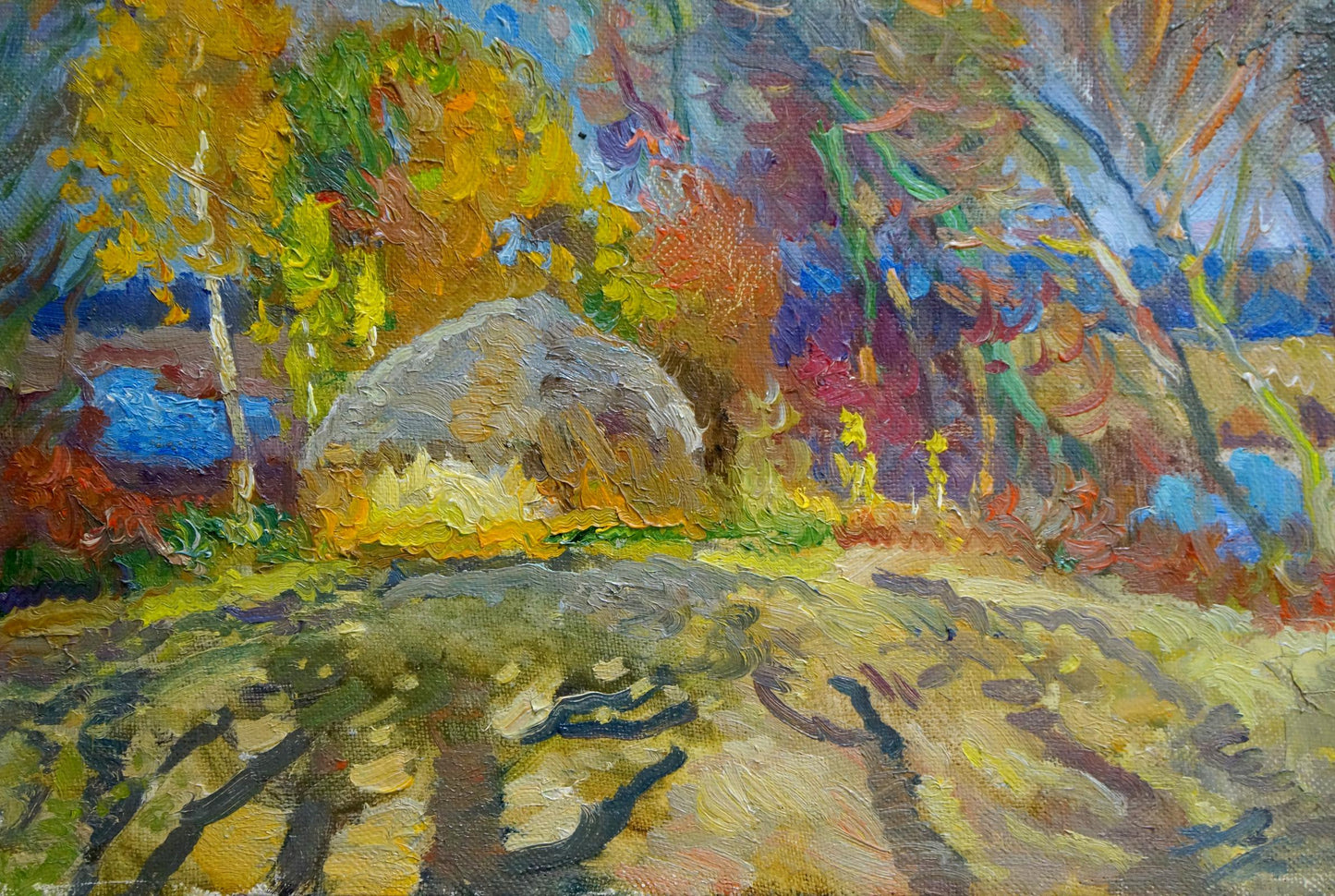 Oil painting End of summer
