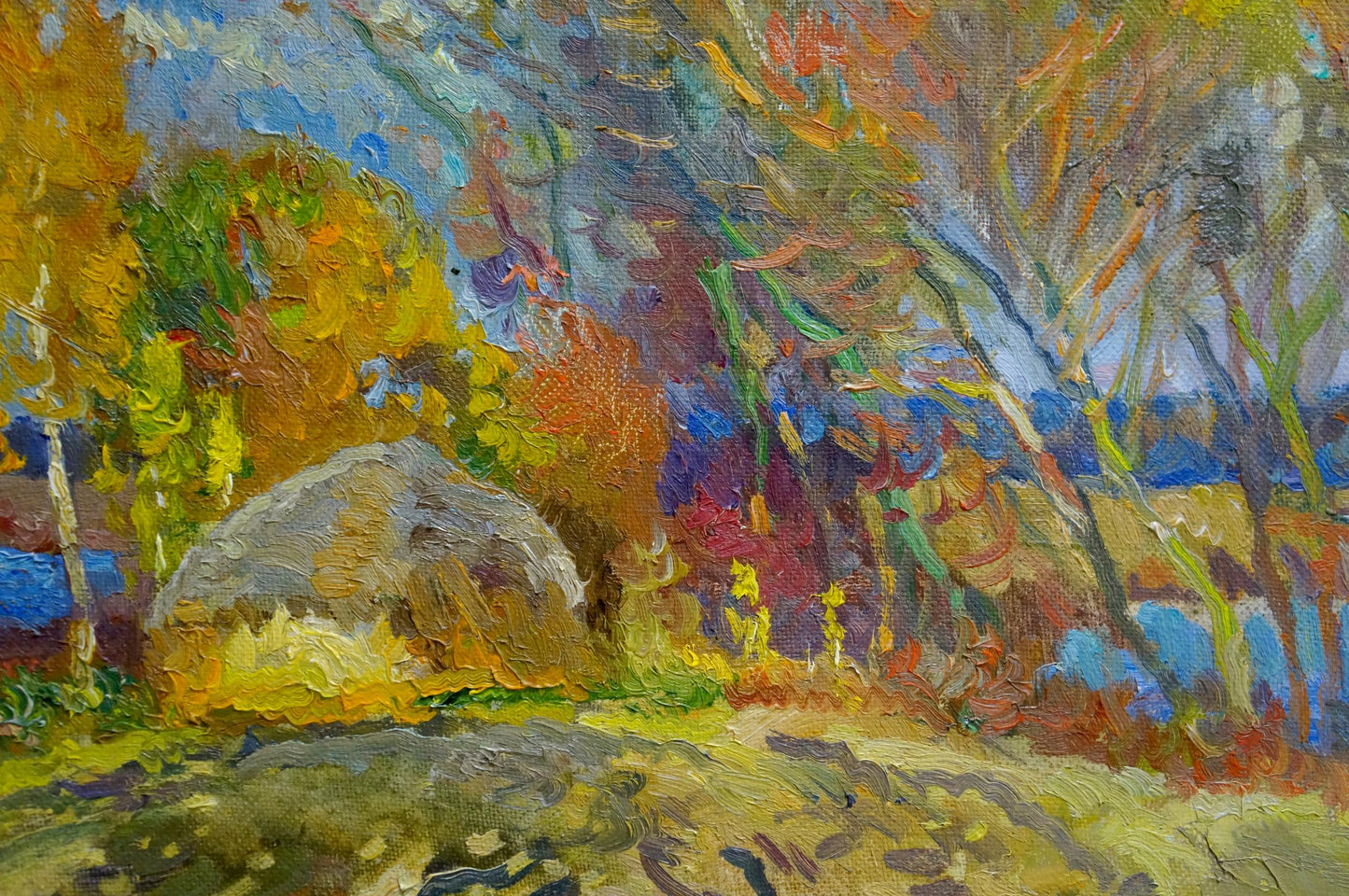 Oil painting End of summer