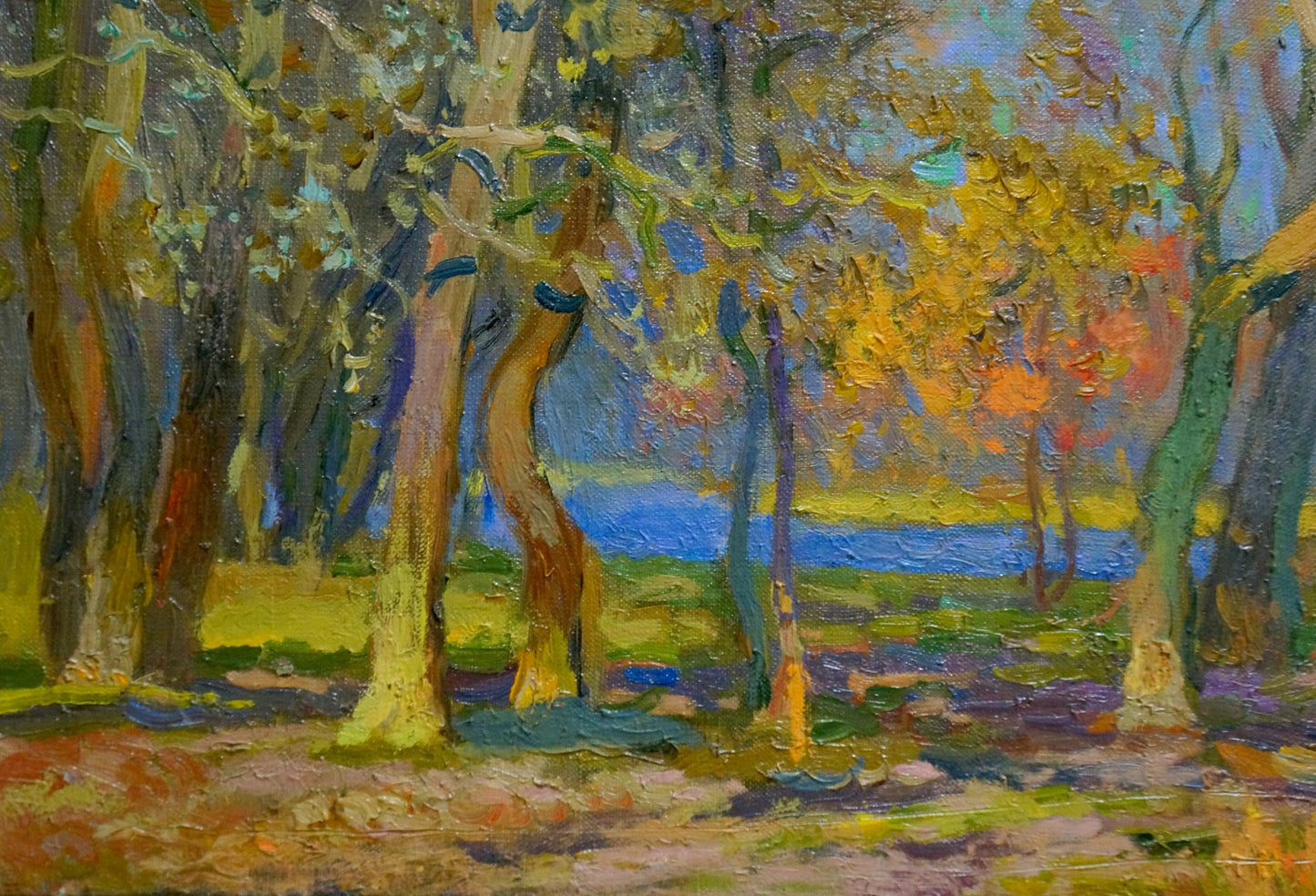 Oil painting Gold autumn Mynka Alexander Fedorovich