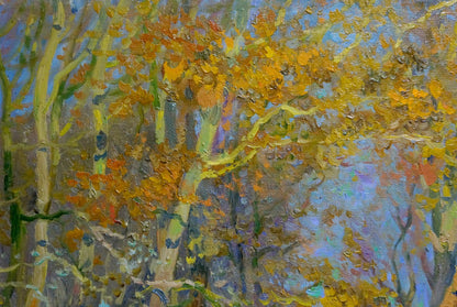 Oil painting Gold autumn Mynka Alexander Fedorovich