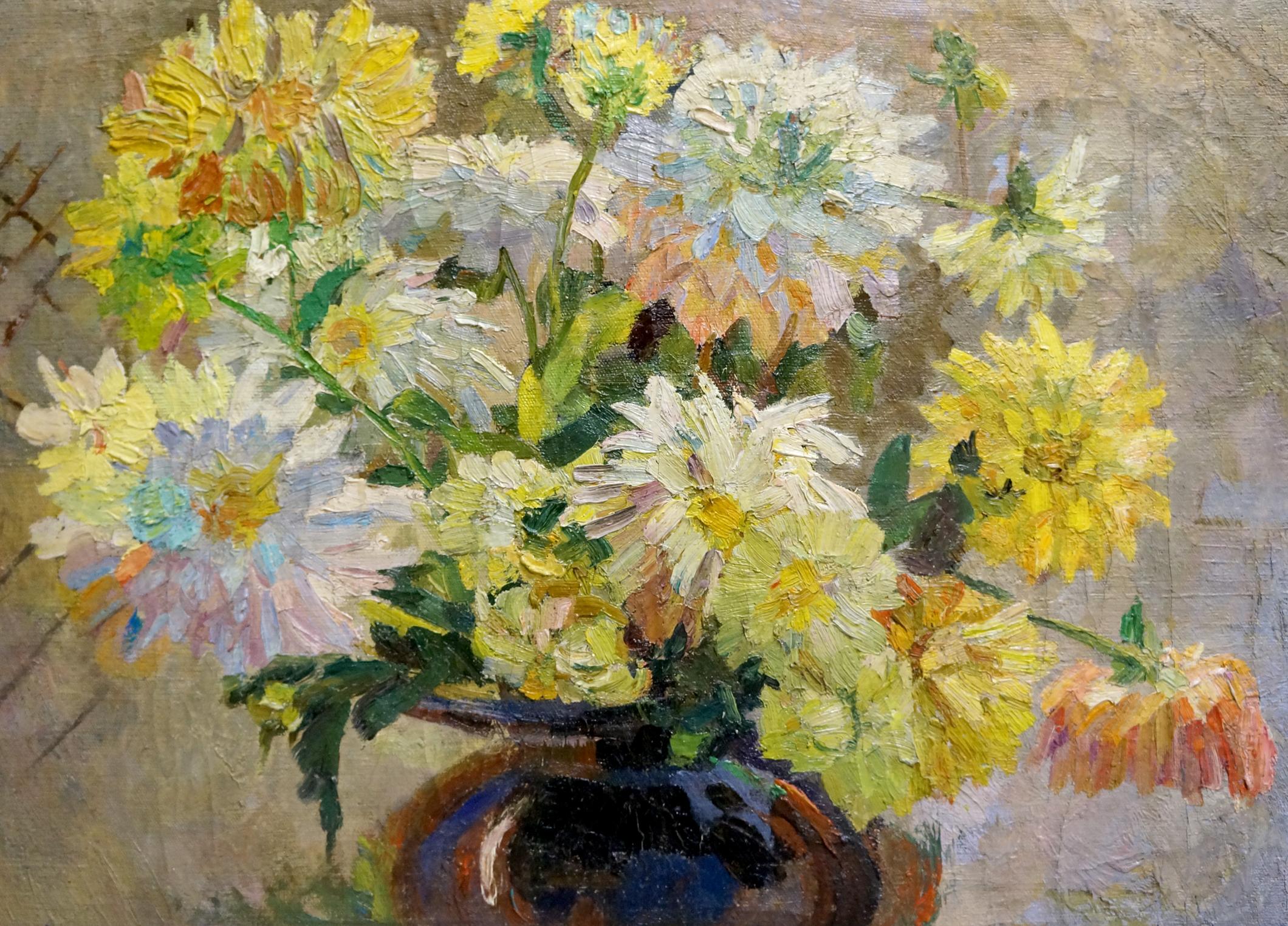 Oil painting Daisies