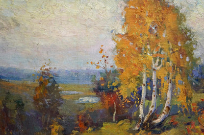 Oil painting Autumn Mynka Alexander Fedorovich