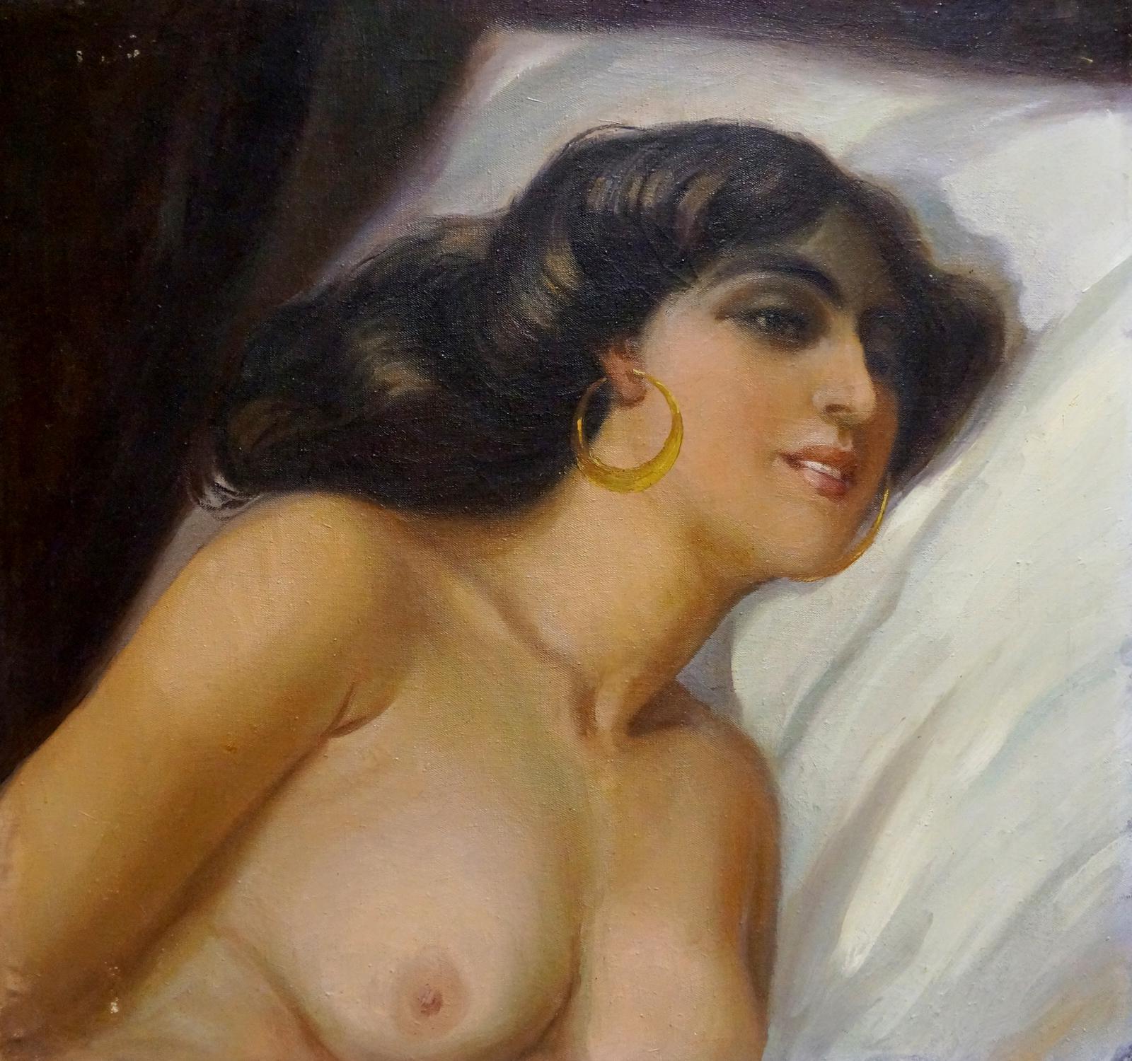 Oil painting Naked girl