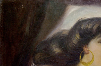 Oil painting Naked girl