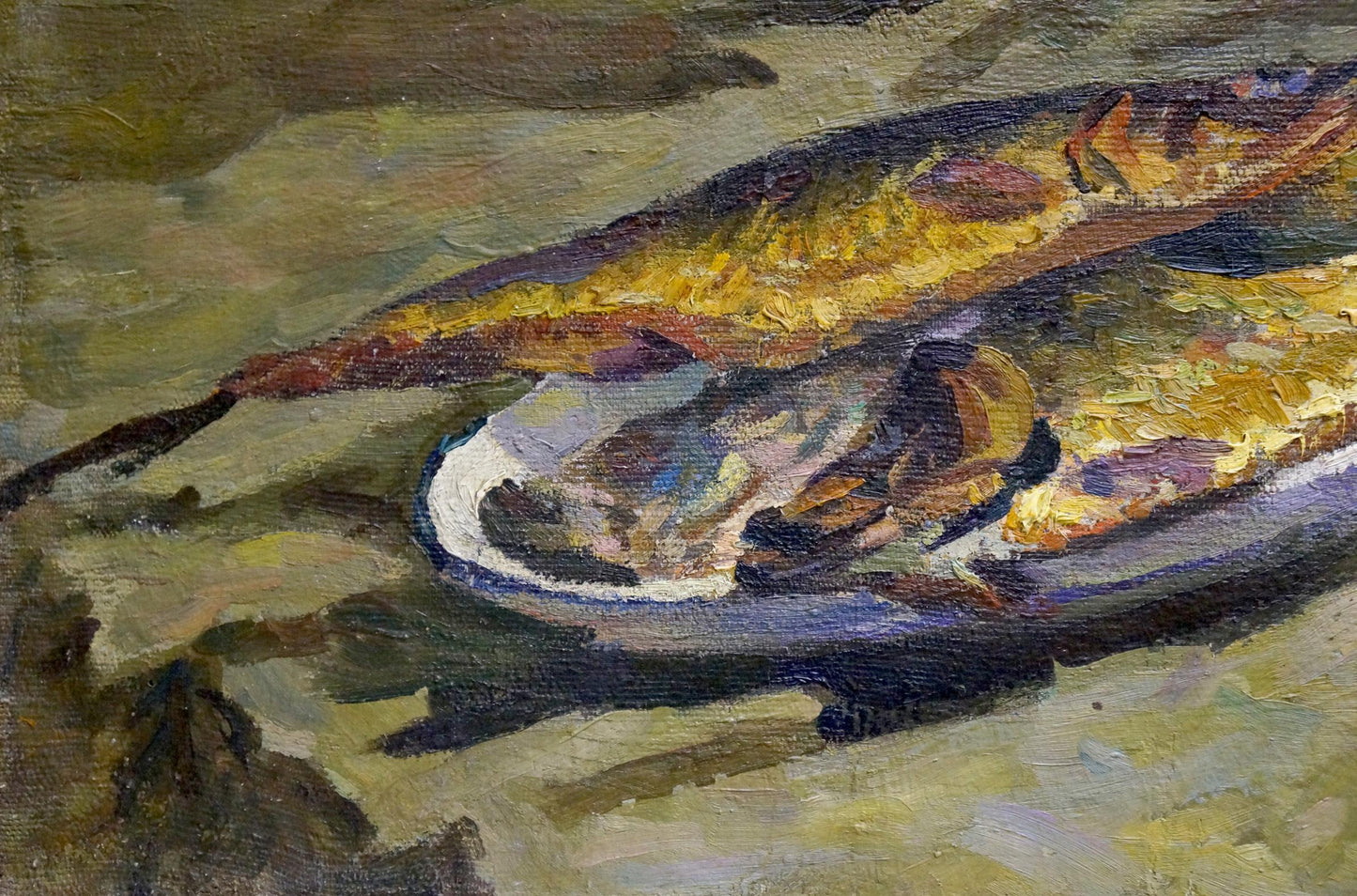 Oil painting Fish table Varennya Mykola Romanovych